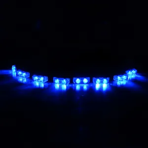 LED Blixtljus Mini Blå 8LED - 1