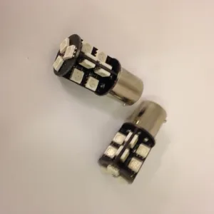 BAU15s LED 19 SMD Canbus Gul - 1