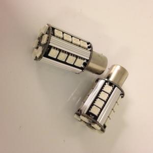 BAU15s LED 26 SMD Canbus Gul - 1