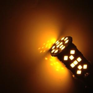 BAU15s LED 48 SMD Canbus Gul - 2