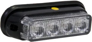 LED Blixtljus 4LED Gul - 1