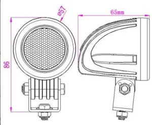 LED Marine 10W CREE Flood - 2