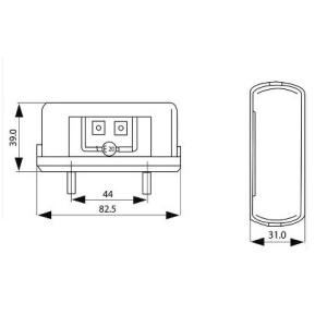LED Regskyltsbelysning Universal - 2