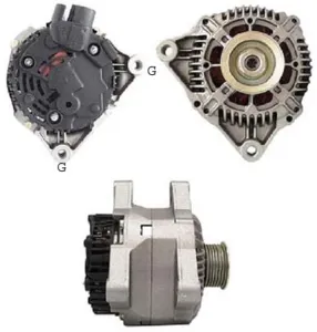 Generator 12V 90A, original Denso - 1