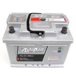 Batteri 12V 61Ah, 550CCA Galaxy - 1