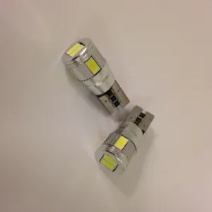 T10 LED Canbus 6 SMD metal Vit - 1