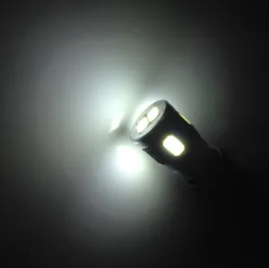 T10 LED Canbus 6 SMD metal Vit - 2