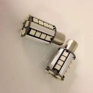 BA15s LED 26 SMD Canbus Gul - 1