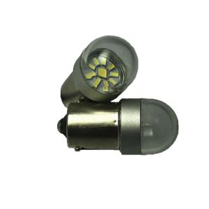 BA15s 9LED diod Vit 12V - 1