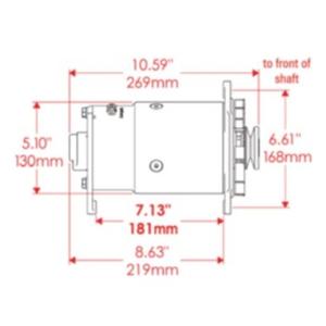 AC DC Generator 12V 75A - 3