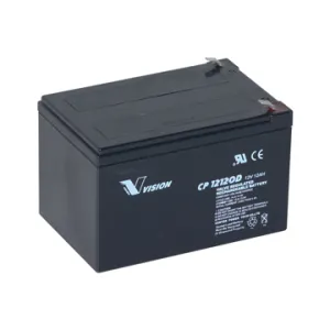 Batteri AGM 12V 12Ah Vision - 1
