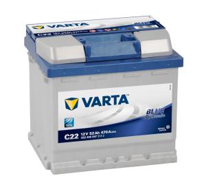 Batteri 12V 52Ah, 470CCA Varta - 1