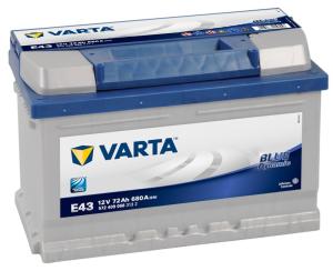 Batteri 12V 72Ah, 680CCA Varta - 1