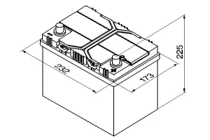 Batteri Varta 12V 60Ah, 540CCA - 2
