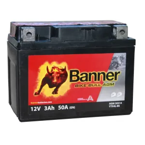 Batteri MC AGM 12V 3Ah 50A Banner - 1