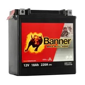 Batteri MC AGM 12V 18Ah, 220CCA Banner - 1
