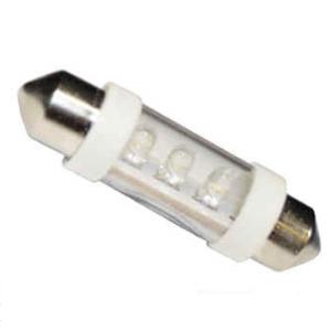 Spollampa LED vit 24V 40mm - 1