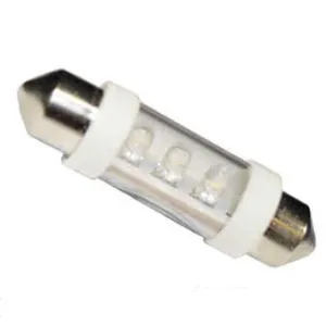 Spollampa LED vit 24V 40mm - 1