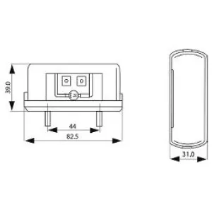 LED Regskyltsbelysning Universal IP68 - 2
