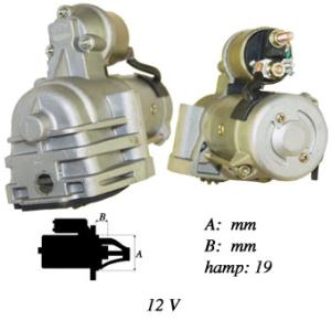 Startmotor 12V 2.1kW, renoverad - 1