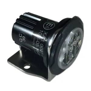 LED Blixtljus 3LED ECE R65 rund infälld Gul - 3