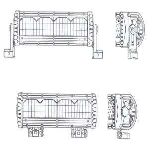 LED Curved Reflector 60W Driving R10 - 2