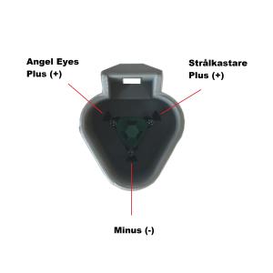 LED 60W 7" med Angel Eye Driving - 8