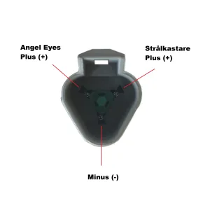 LED 60W 7" med Angel Eye Driving - 8