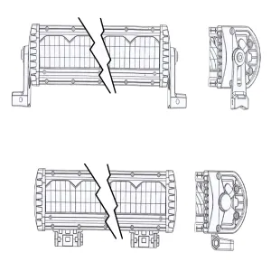 LED Curved Reflector 180W Driving R10 - 2