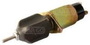 Stoppsolenoid 24V, intern switch, utgått - 1