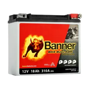 Batteri MC AGM 12V 18Ah, 310CCA Banner - 1