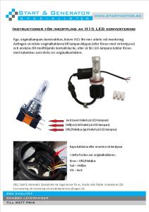 H15 LED Gen7 4000Lm DRL-halvljus-helljus - 3