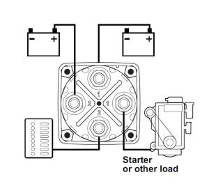 Huvudströmbrytare 48V 300A, OFF/ON-BOTH - 5