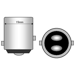 BAY15d 48LED diod Röd - 2