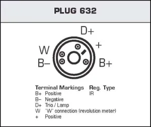Generator 24V 80A (2-polig) - 2
