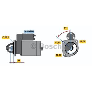 Startmotor 24V 4.0kW, original Bosch-SEG - 2