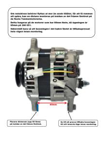 Generator 14V 125A (1-polig) - 8