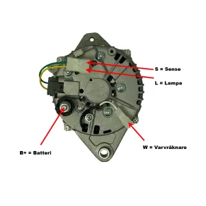 Generator 14V 125A (1-polig) - 9