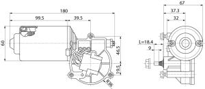 Torkarmotor 24V - 2