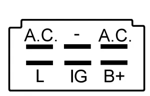 Regulator och diodbrygga 12V - 2