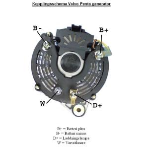 Generator 12V 60A, original Valeo - 3