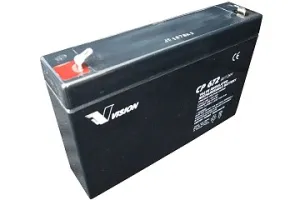 Batteri AGM 6V 7,2Ah Vision - 1