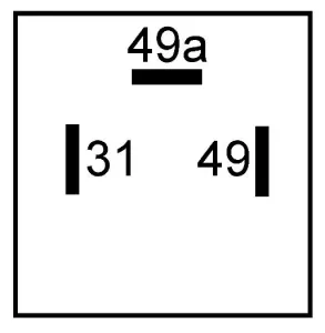 Blinkersrelä 12V, 2/4x21W - 2