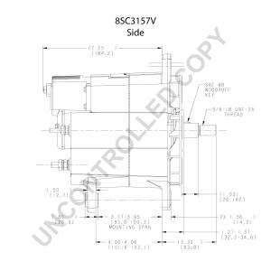 Generator 24V 175A (2-polig), original Prestolite - 3