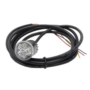 LED Blixtljus 3LED ECE R65 rund infälld Gul - 1