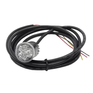 LED Blixtljus 3LED ECE R65 rund infälld vit - 1