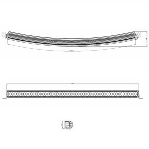 LED Lightbar Curved Prime 50" 270W Combo R10 - 5