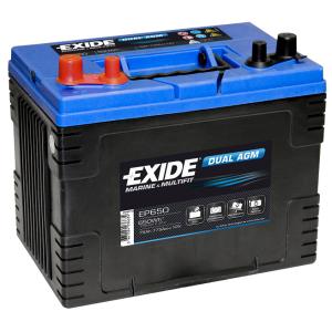 Batteri Exide Dual AGM 12V 75Ah 775CCA - 1