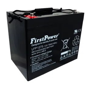 AGM batteri 12V 75Ah FirstPower LFP - 1