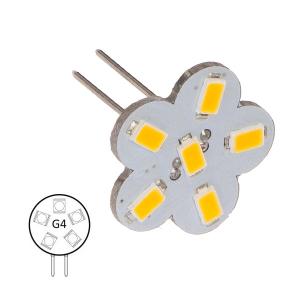 LED G4 Premium 1.2W/130Lm/2700K, stift bak - 1